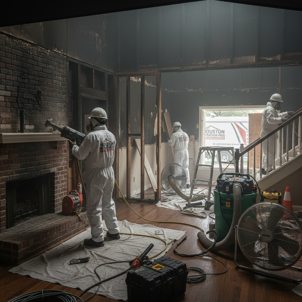 Fire & Smoke Damage Restoration - Tell Projects La Porte TX