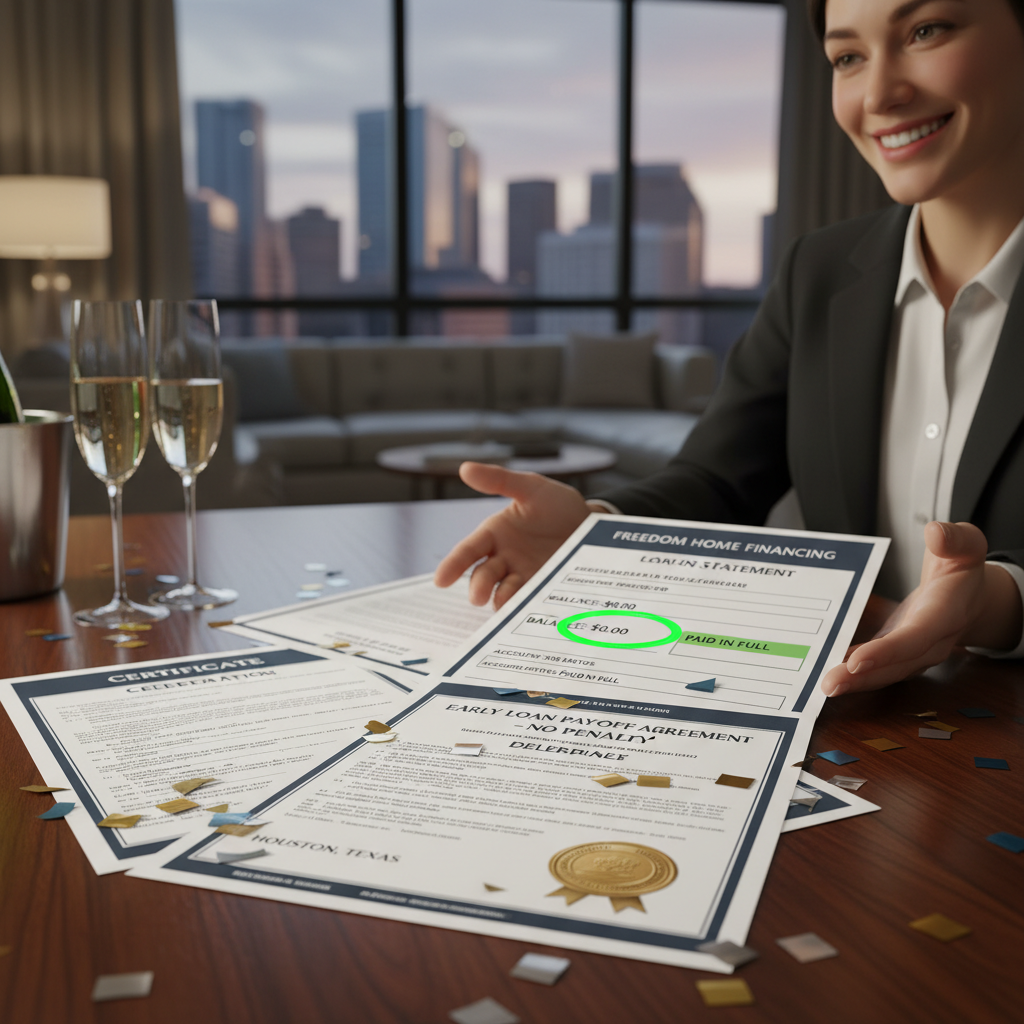 No-Penalty Early Payoff Options - Tell Projects La Porte TX