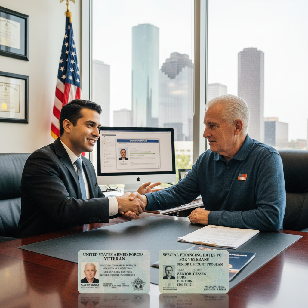 Senior & Military Discounts - Tell Projects La Porte TX