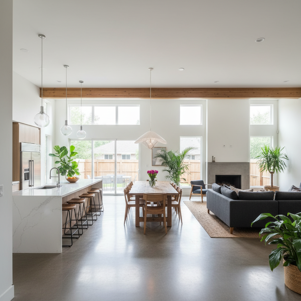 Open Concept Space Planning - Tell Projects La Porte TX